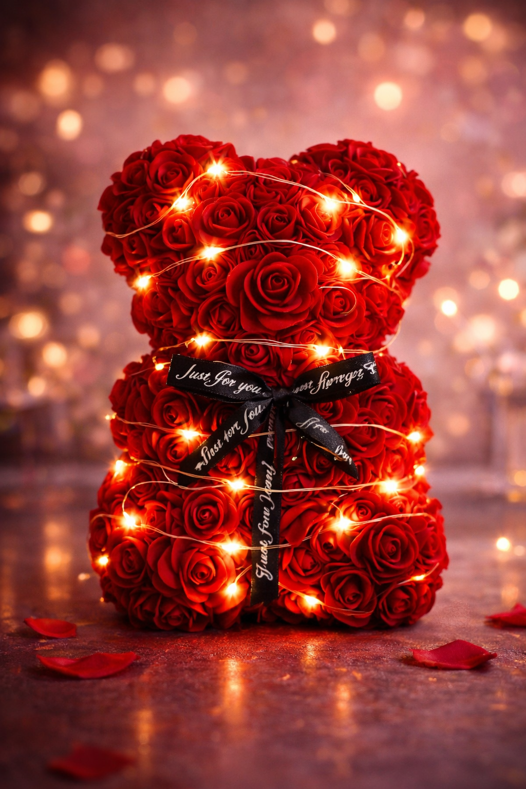 Eternal Rose Teddy Bear