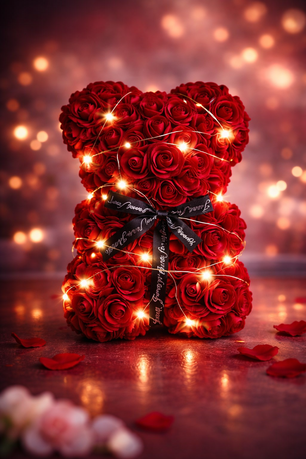 Eternal Rose Teddy Bear