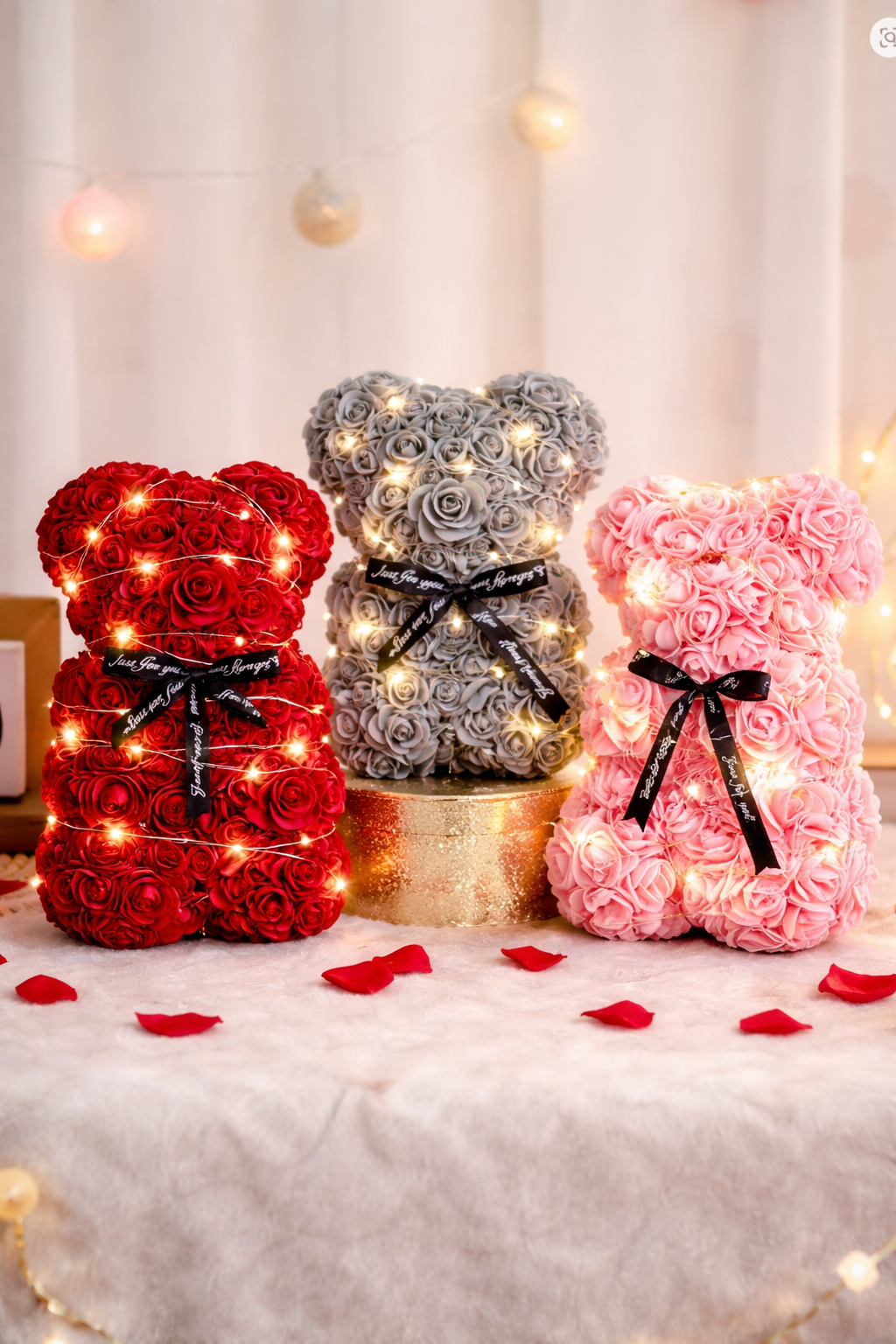 Eternal Rose Teddy Bear