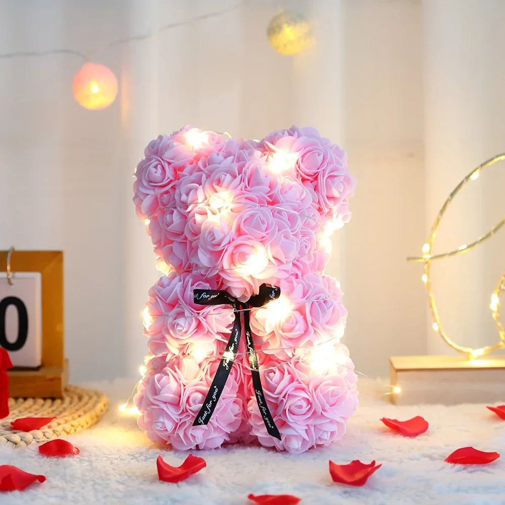 Eternal Rose Teddy Bear
